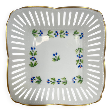 Porcelain Pocket Emptier - Manufacture du Lys Royal with Cornflower decoration