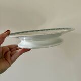 Compotier - footed plate in ironstone model Iberia from Saint Amand