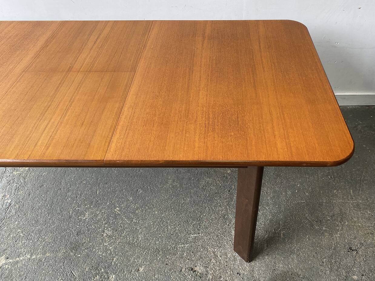Rare 1960s Mid-Century Modern G Plan extending dining table