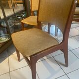 Set of 4 Scandinavian teak chairs