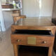 Teak bedside table