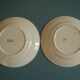Set of 2 Terre Fer Longchamp Lutèce antique French plates