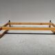 Vintage Scandinavian bed and lamp signed NK 1959