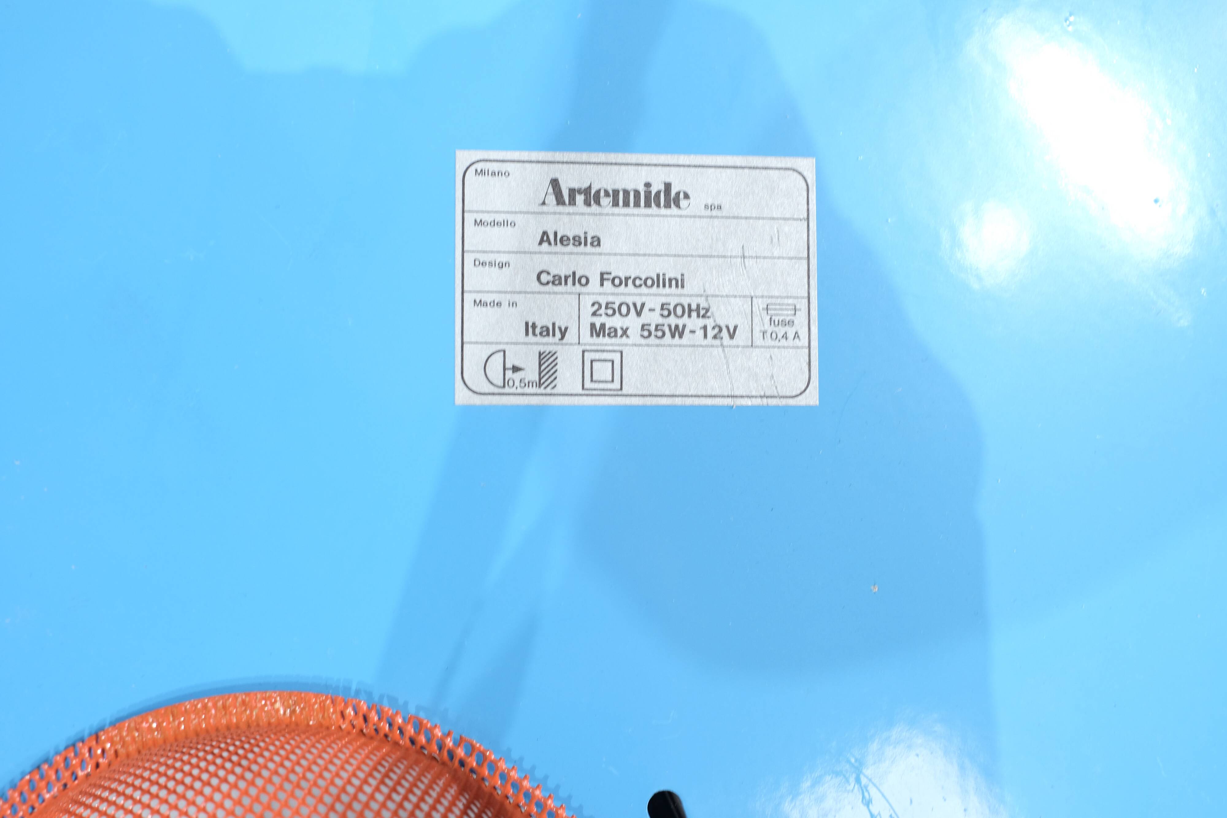 Alesia pendant lamp by Carlo Forcoloni for Artemide - 1980s