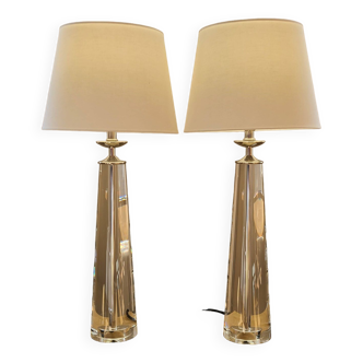 Pair of eichholtz lamp chaumon model