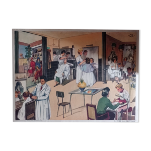 Affiche coiffeuse ou piscine