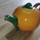 Vintage ceramic teapot in the shape of an orange – 1950s