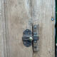 Small rustic bonnetière in 18th century oak.