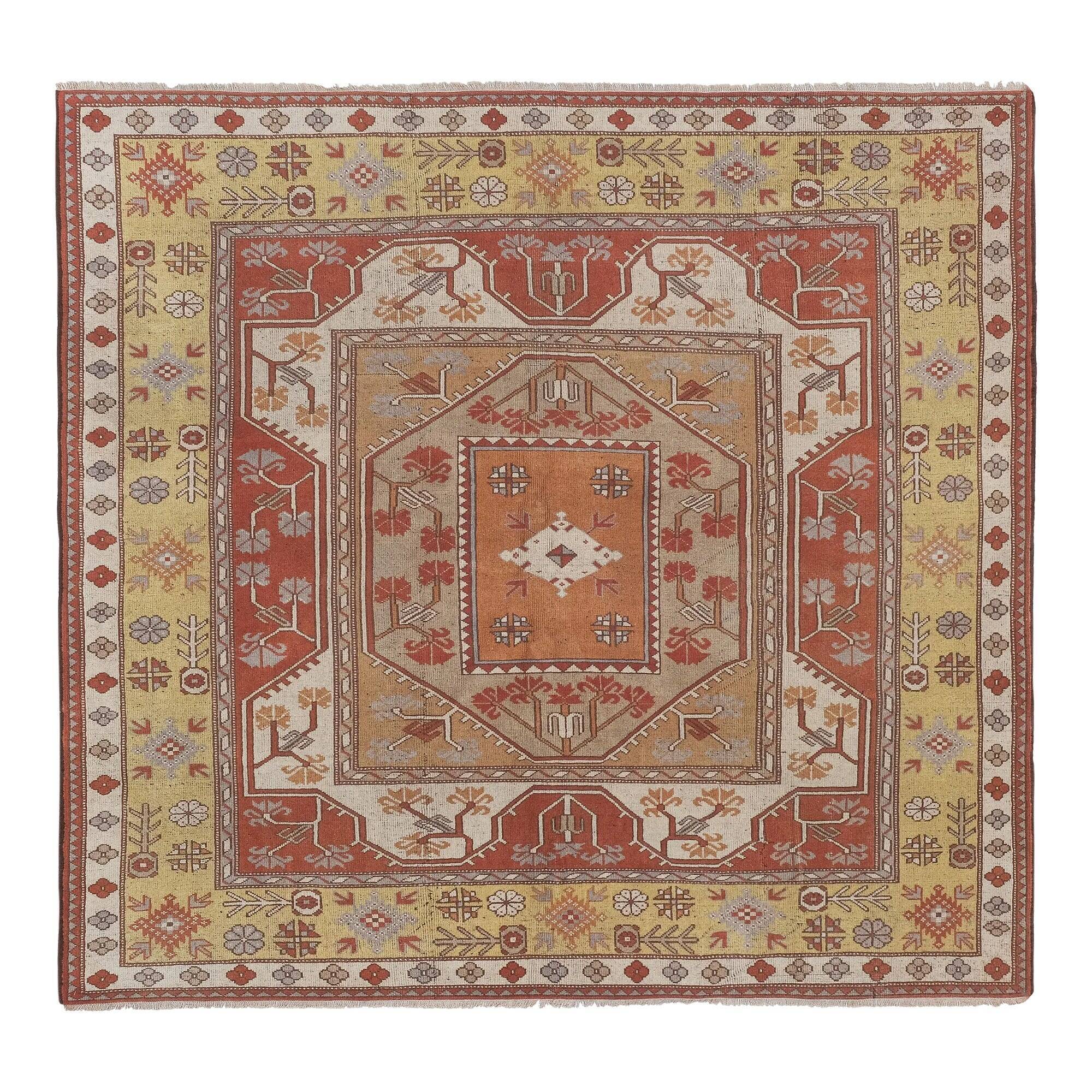 Tapis Oushak turc vintage