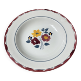 Hand-painted deep plate Model Divonne from Salins
