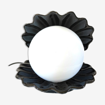 Lampe coquille saint-jacques ou coquillage design années 70 - 80