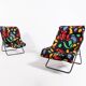 Chaises longues pliables Pop Art, années 1990