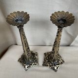 Pair of Art Deco candle holders.