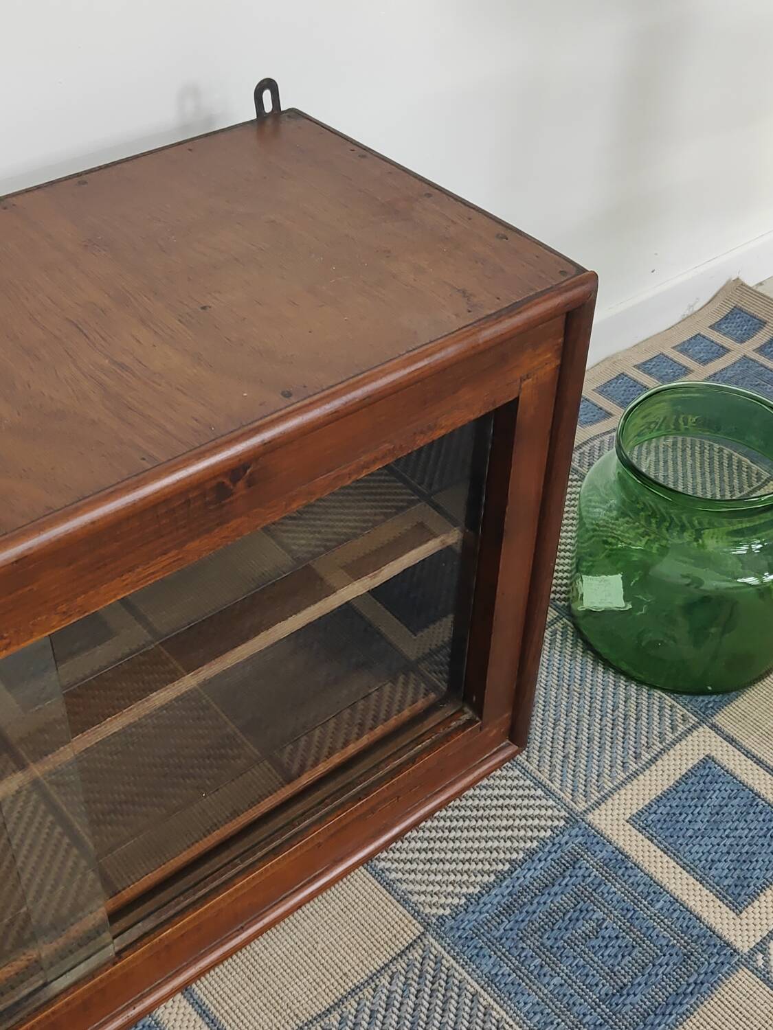 Small display case or glass wall shelf