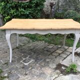 Old oak table with extensions