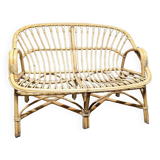Rattan bench