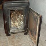 Poêle émaillé brun marque Deville