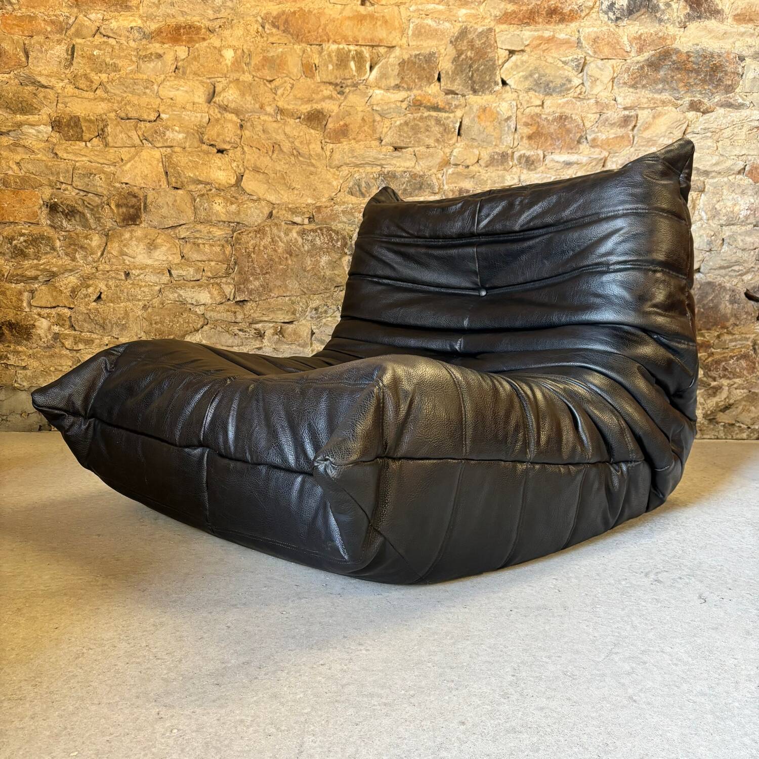 Togo leather armchair by Michel Ducaroy for Ligne Roset