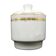 Mid-century modern sugar bowl, ivory ceramic, Ćmielów, Poland, 1960s