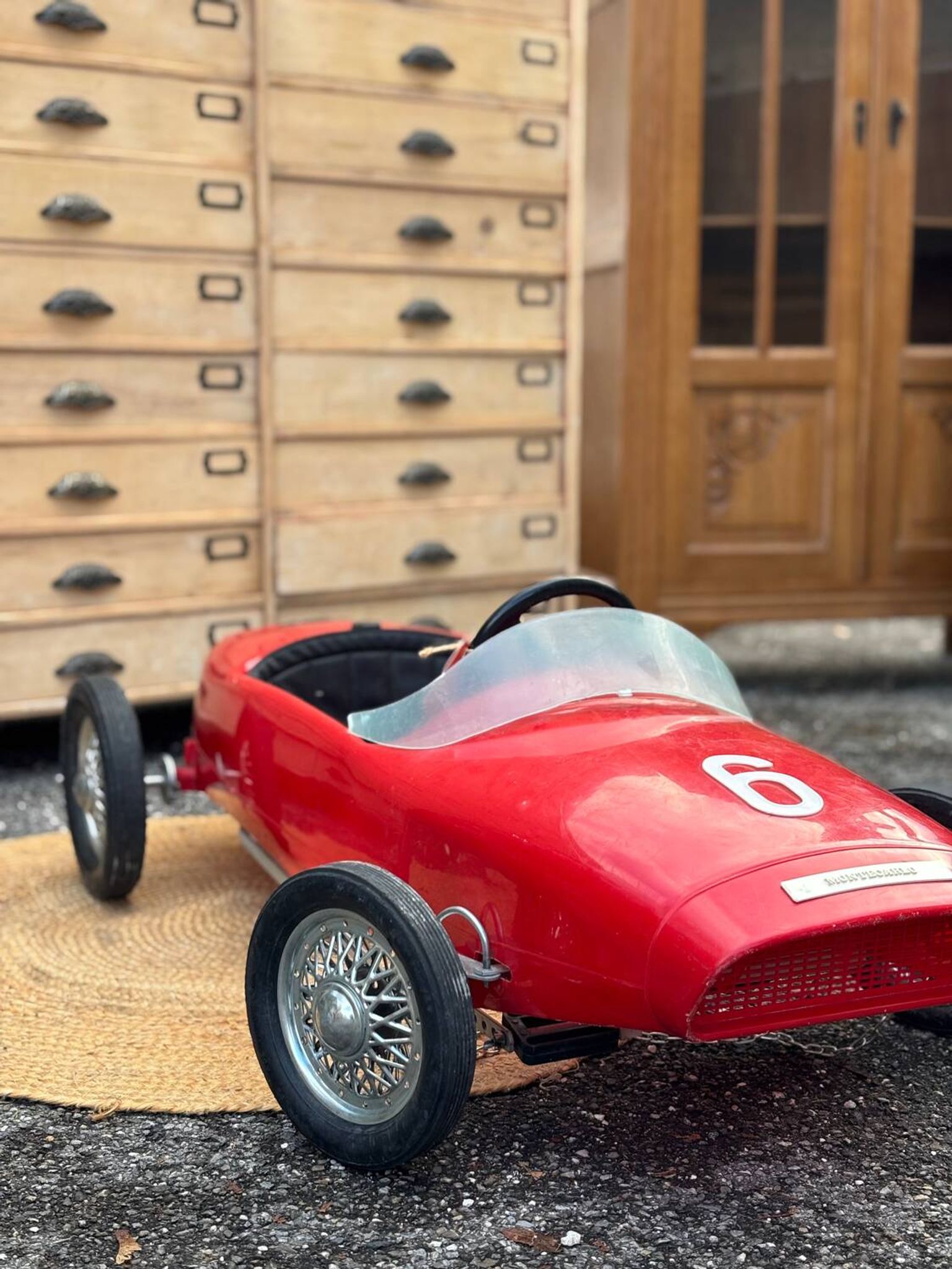 Vintage pedal car