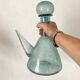 Antique wine decanter, bubbled glass porron