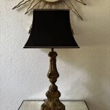 Antique church candlestick lamp