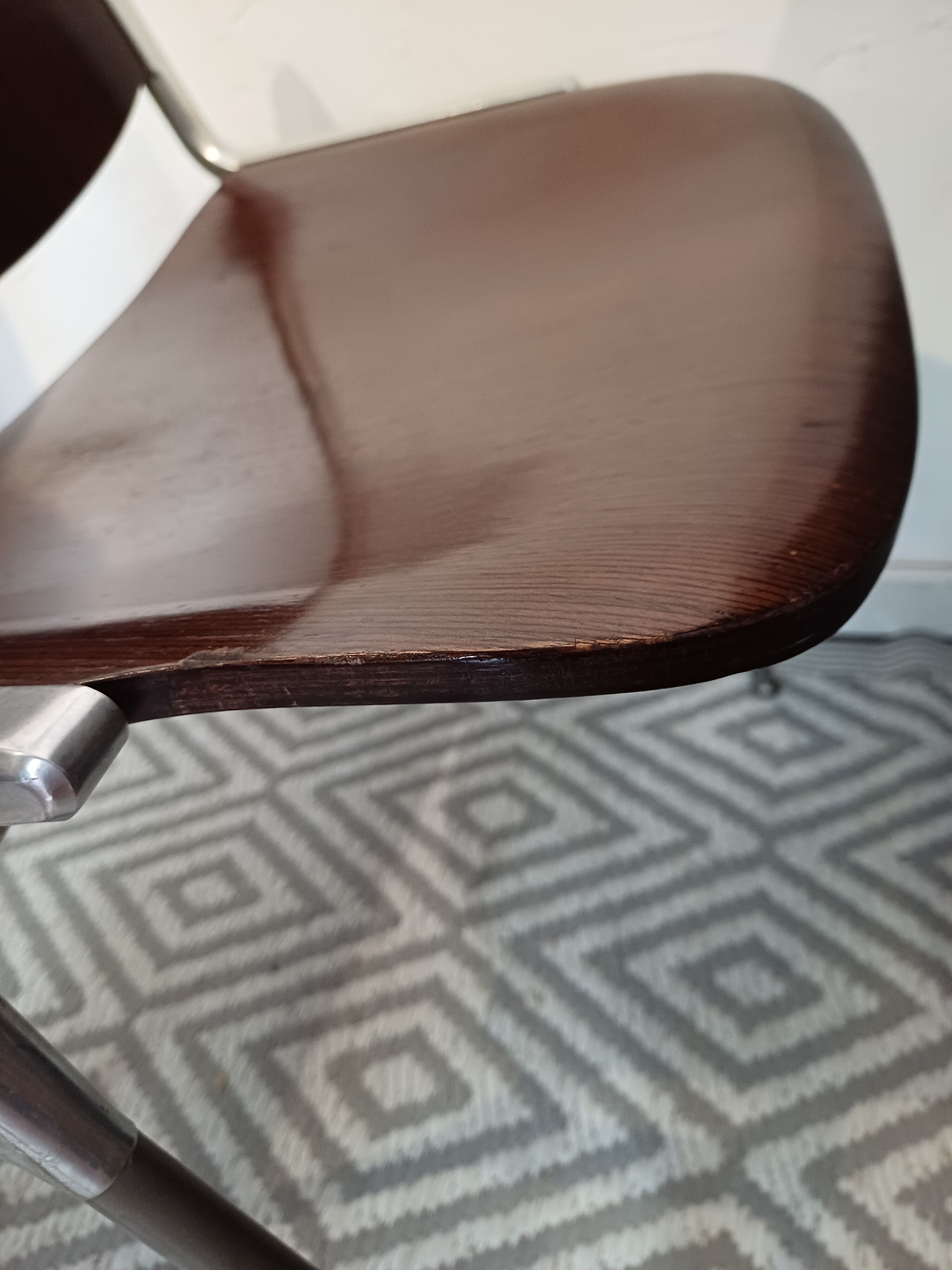 Set of 2 office chairs DSC 106 design Piretti for Castelli, 1965