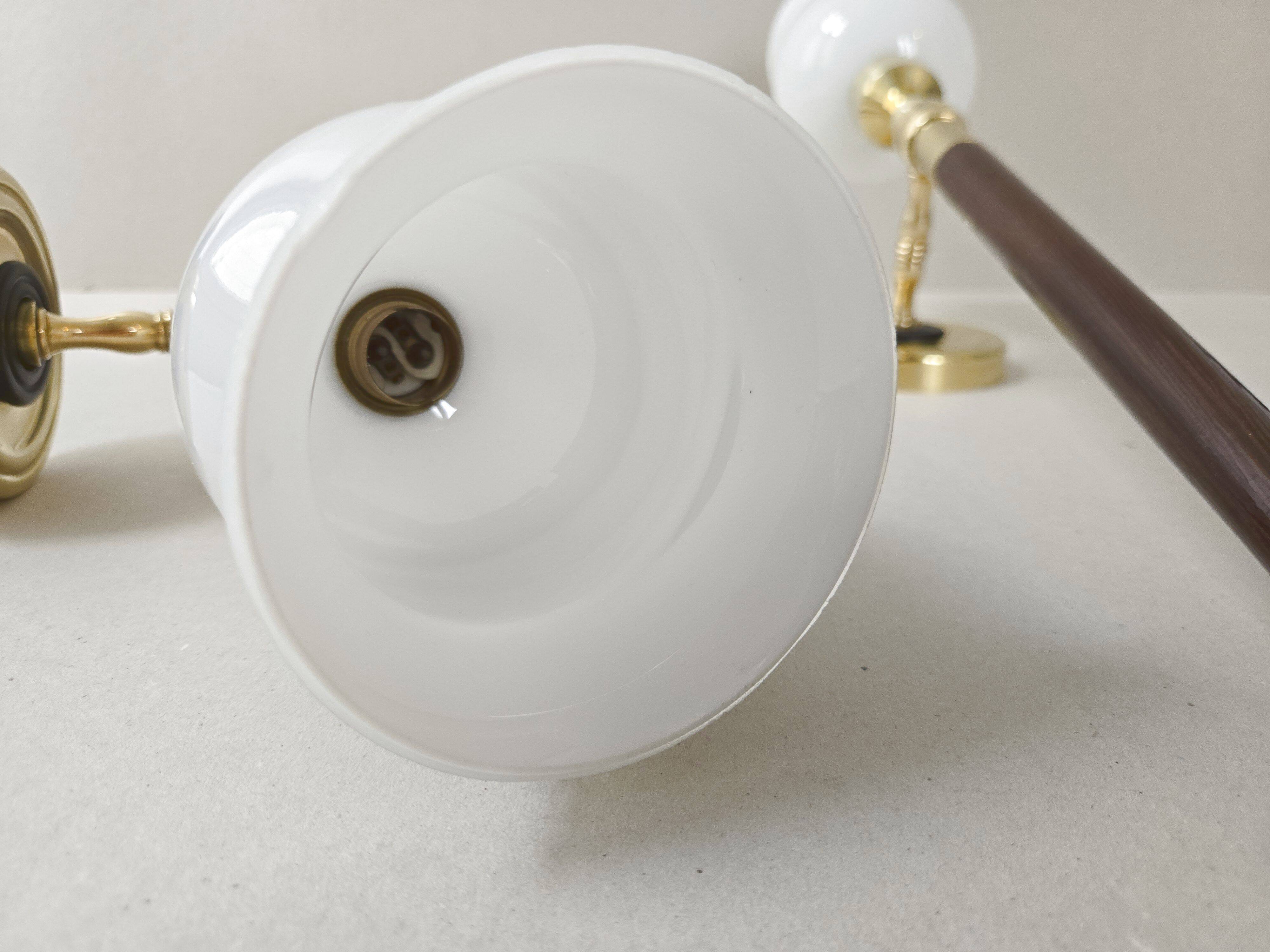 Pair of vintage wall lights Maison Lancel 1950