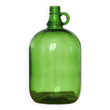 Green cylinder vase