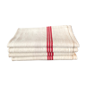Set of 4 old tea towels 54 x 65 cm