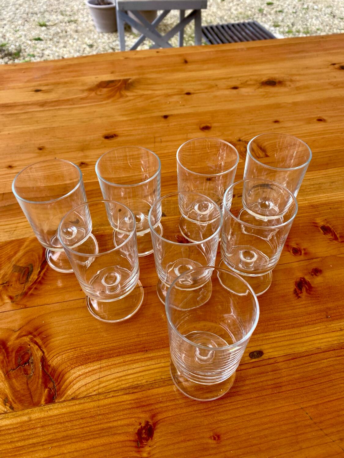 Vintage Luminarc Stemmed Glasses