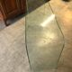 Decorative glass counter