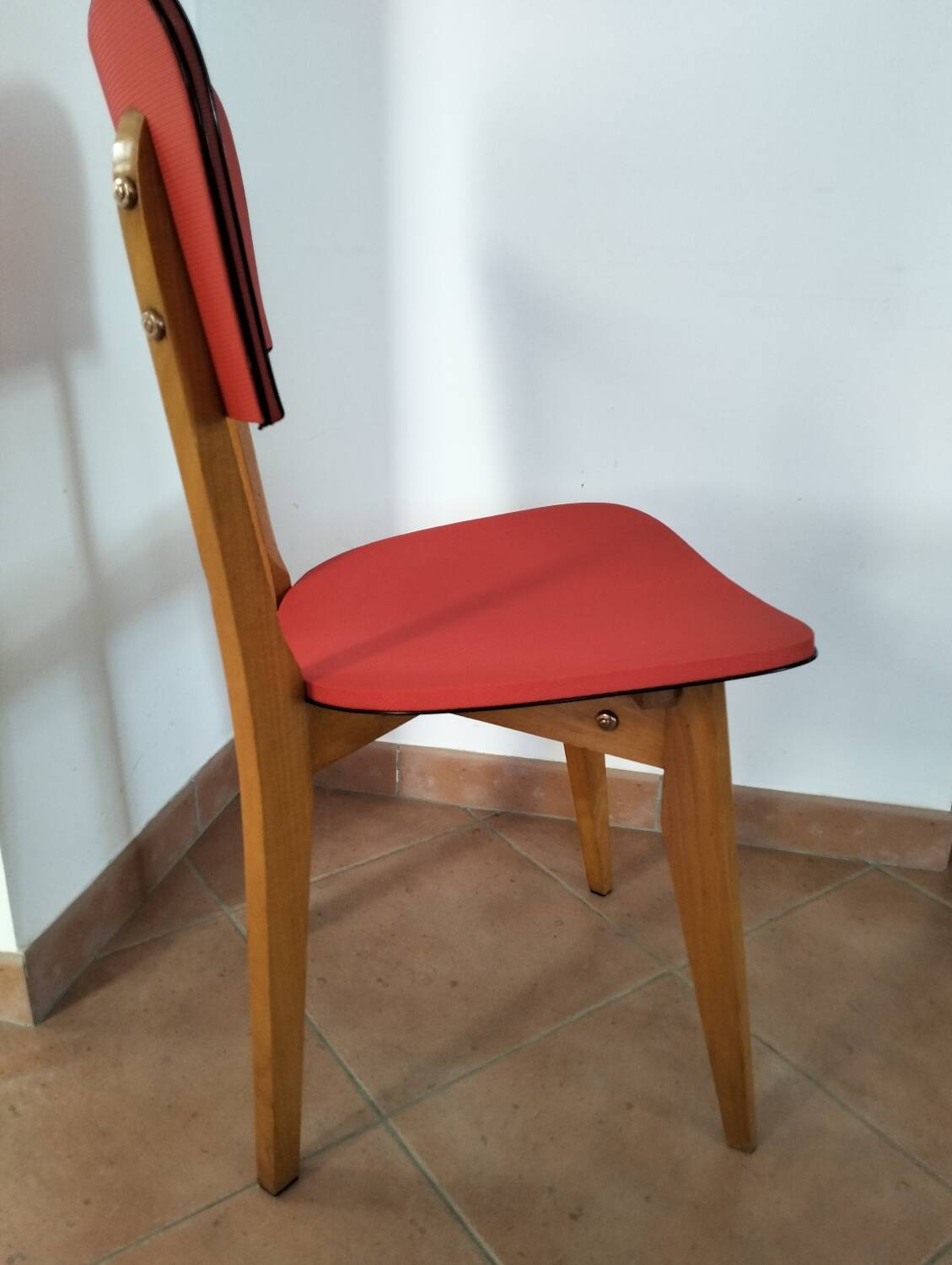 Red chair from the 1950s