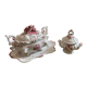 Porcelain and sugar slip tureen