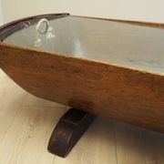 Pine coffee table, Italian design, 1960s, production: Italy