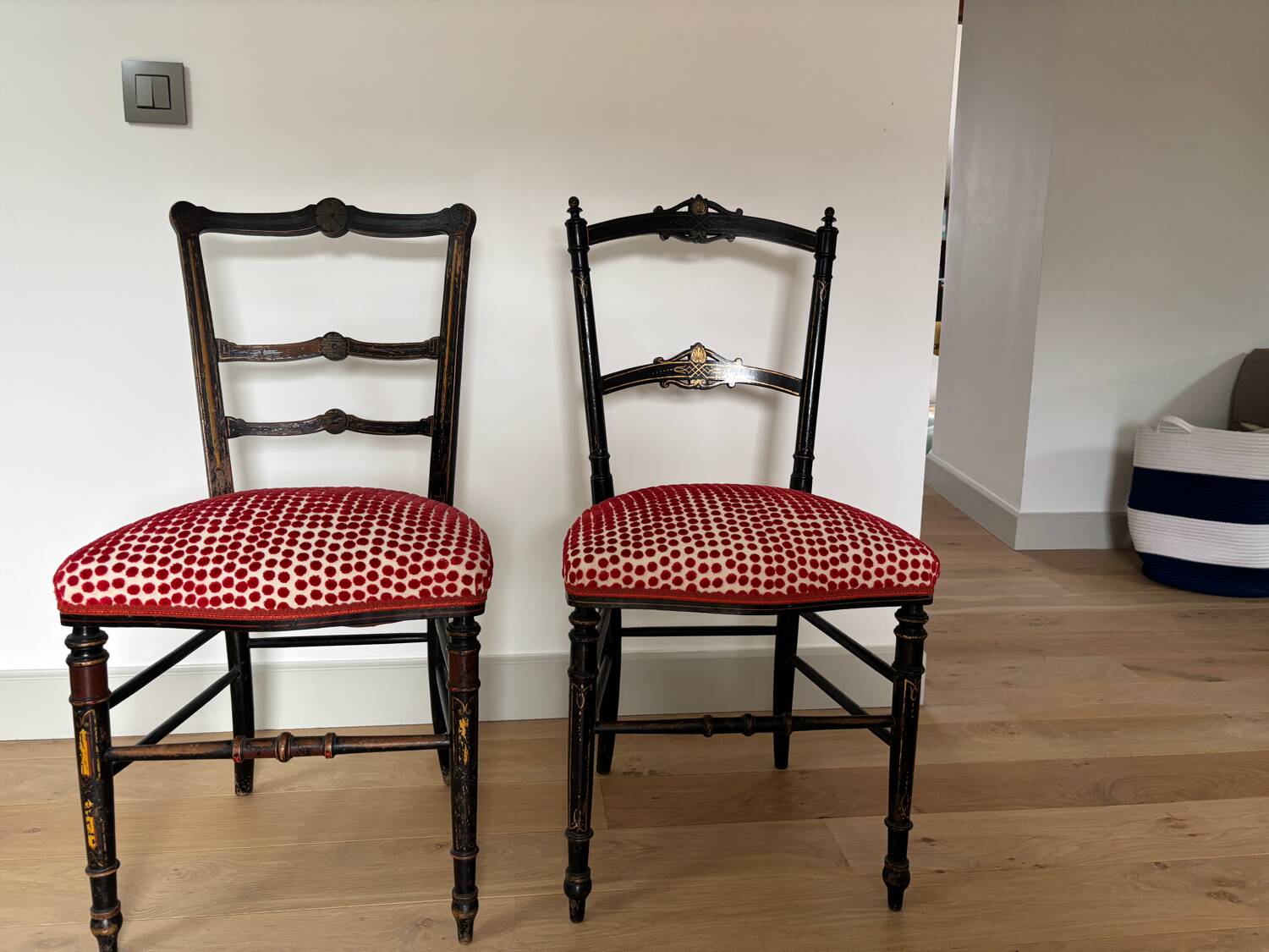 2 small antique chairs