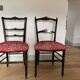 2 small antique chairs