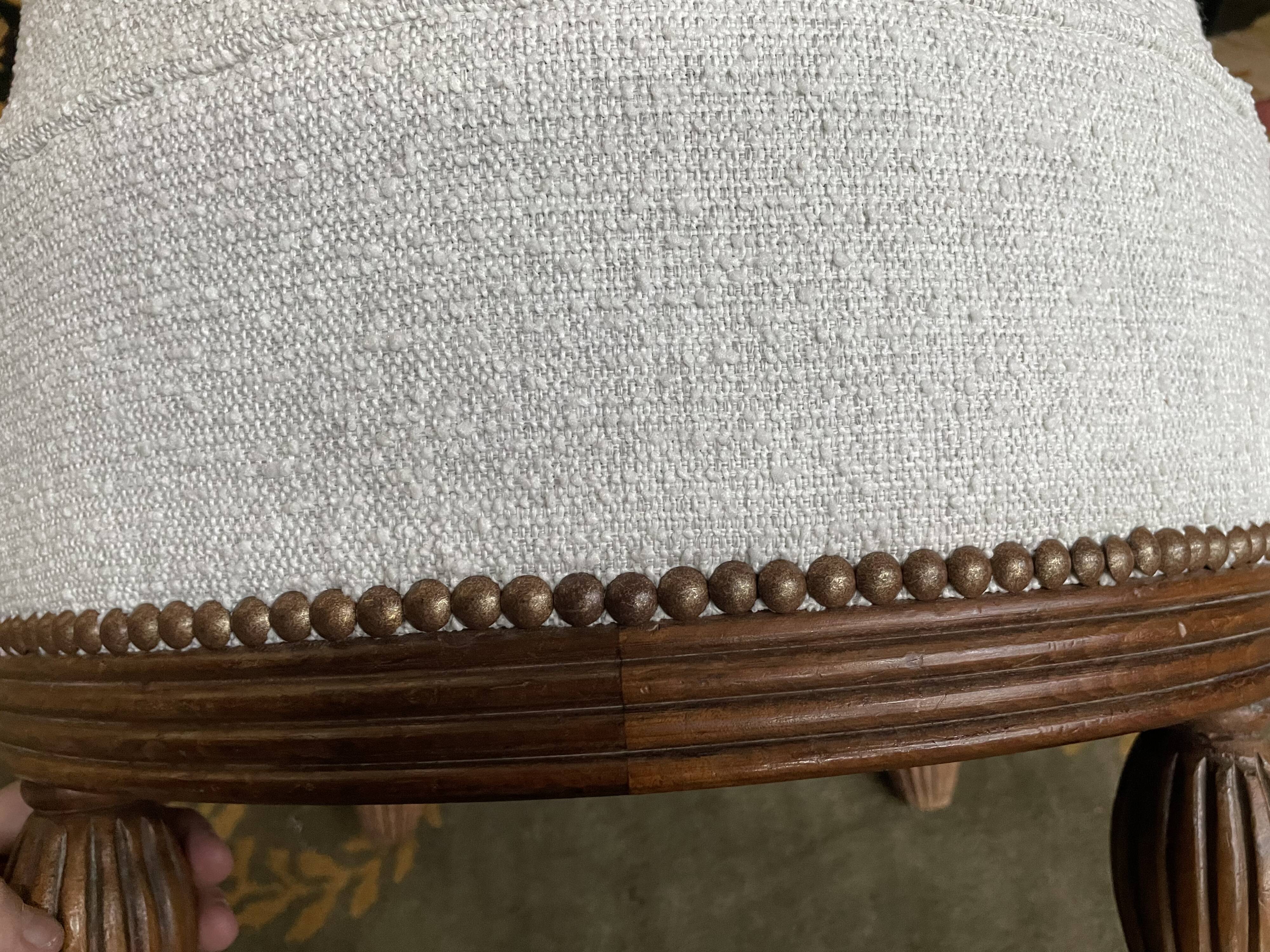 Pouf Art Deco era restored