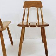 Pair of Carl-Gustav Boulogner chairs Produced by AB Bröderna Wigells stolfabrik - 1950s