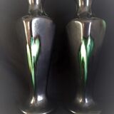 Pair of Airain ceramic vases from Thulin
