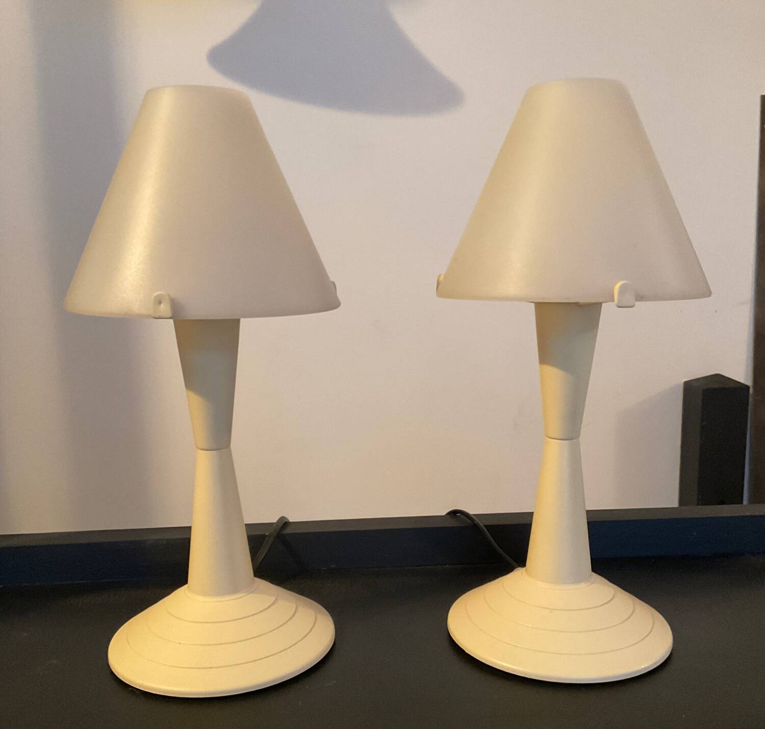 Pair of vintage Italy “Lulu” lamps