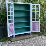 Vintage 1960s Parisian glass cabinet