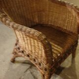 Fauteuil rotin enfant