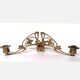 Pleyel art nouveau bronze candle holder