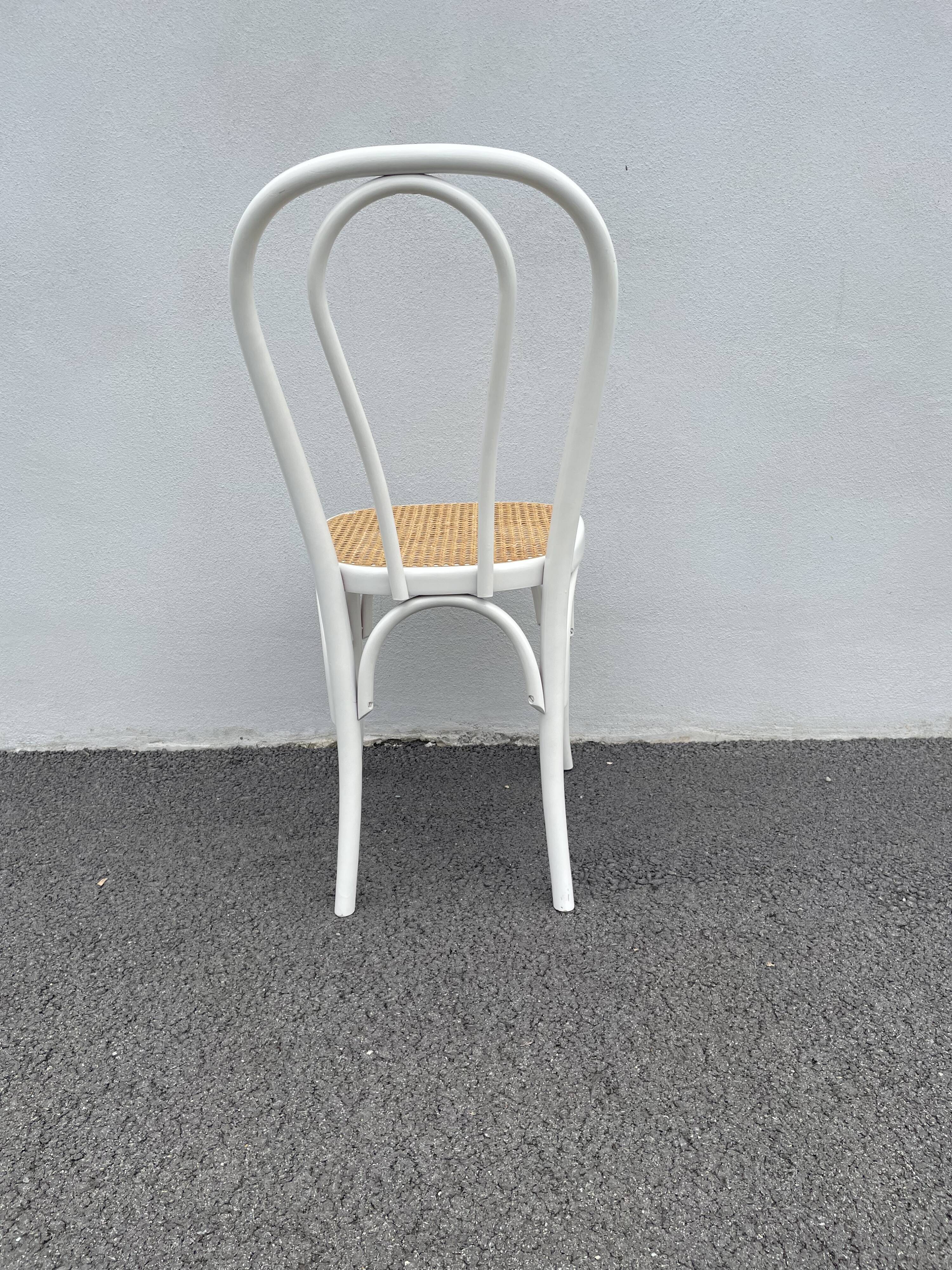 Canned bistro chair