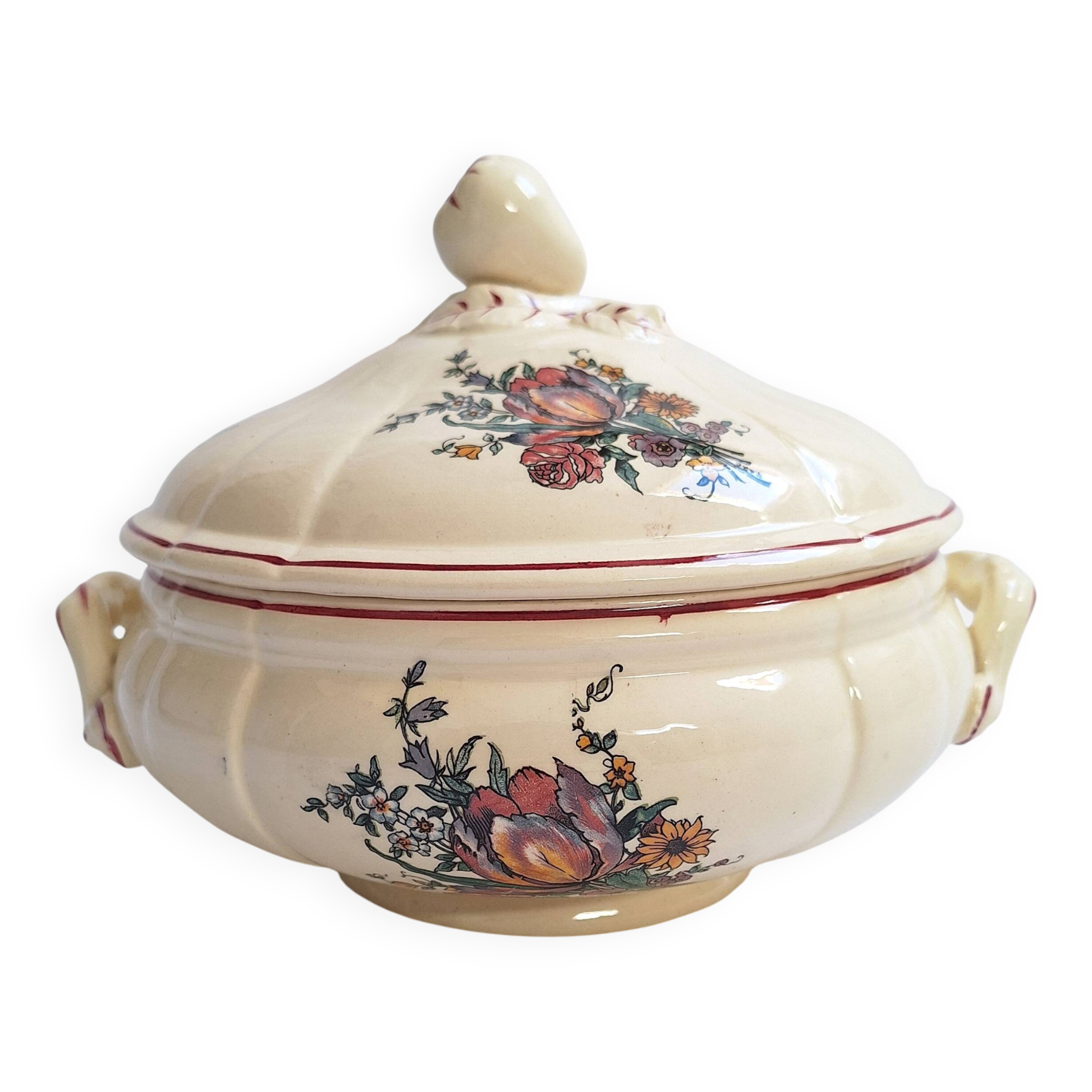 Soupière / Légumier Digoin Sarreguemines Modèle Loraine