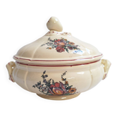 Soup tureen / Vegetable dish Digoin Sarreguemines Model Lorraine