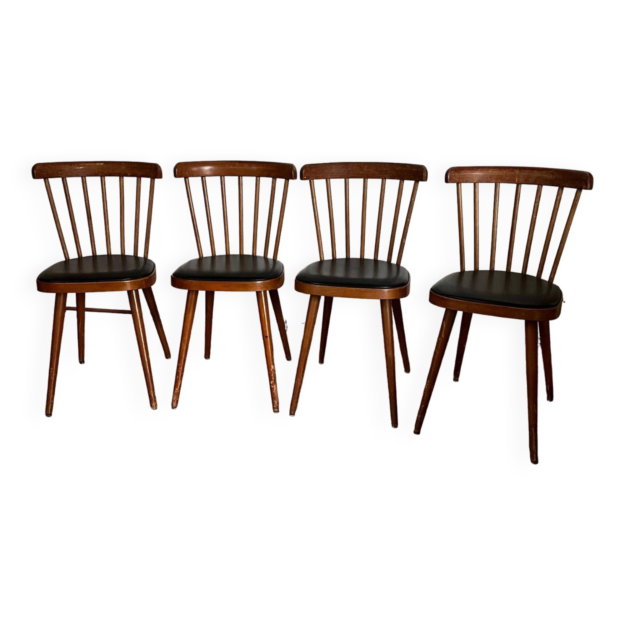 Set of 4 BAUMANN model 740 chairs