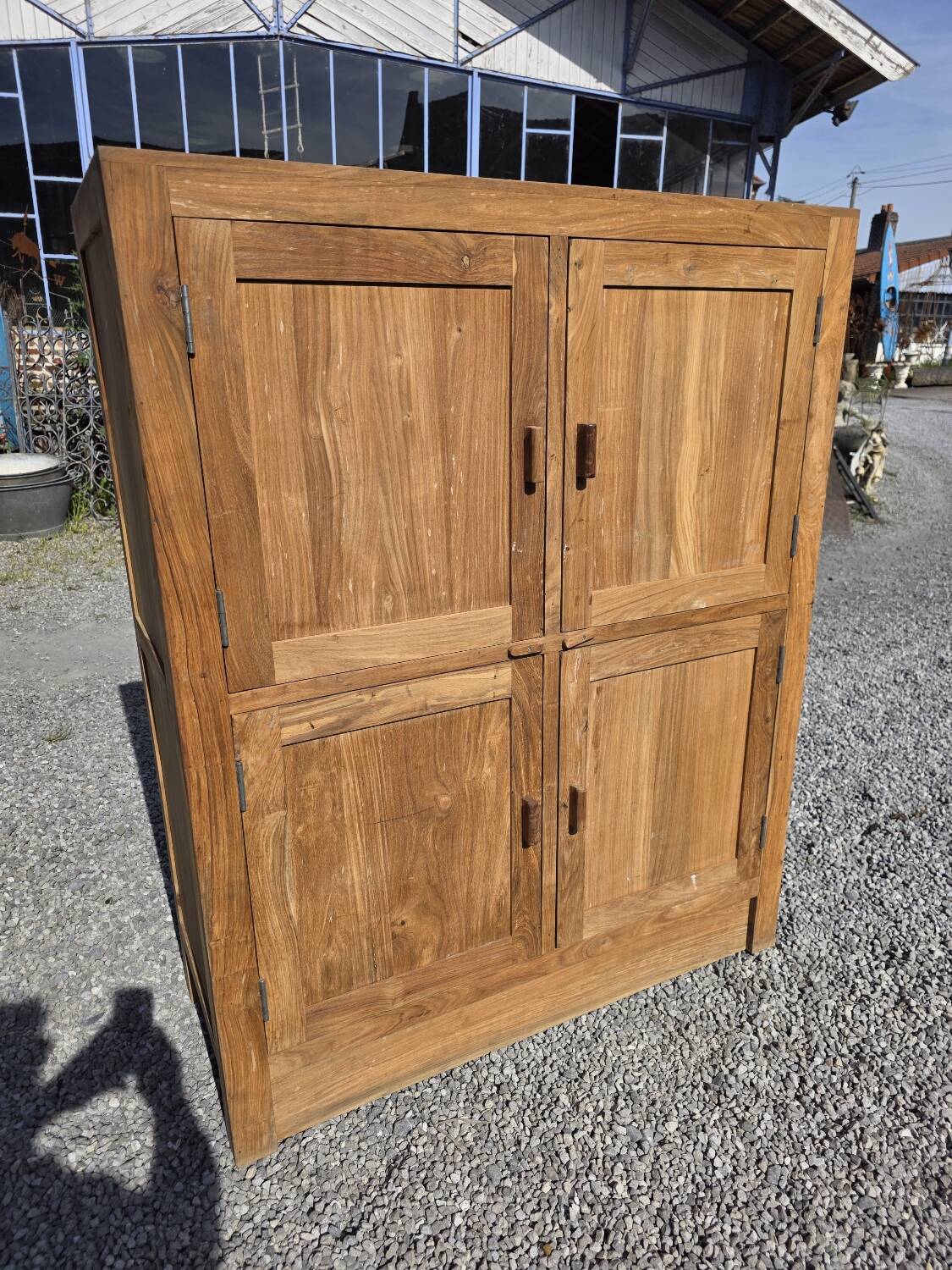 1980s teak 4-door sideboard