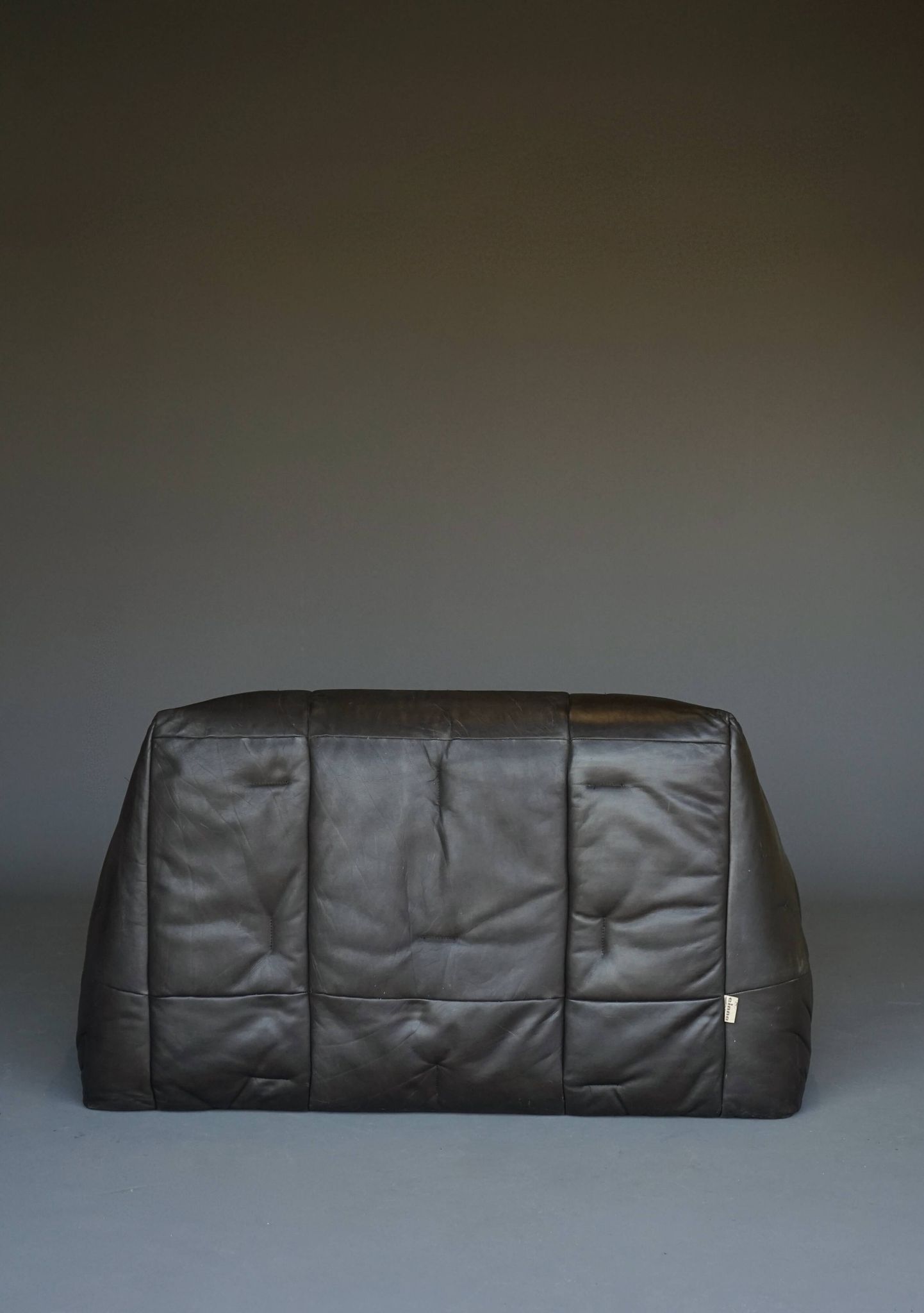 Amak Lounge Chair in brown leather by Annie Hieronimus for Cinna, 1980s